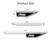 Car Fender Blade Decal Badge 3D Metal Car Body Protective Sticker For Jeep Renegade Wrangler Cherokee Compass Patriot Accessorie AJS1