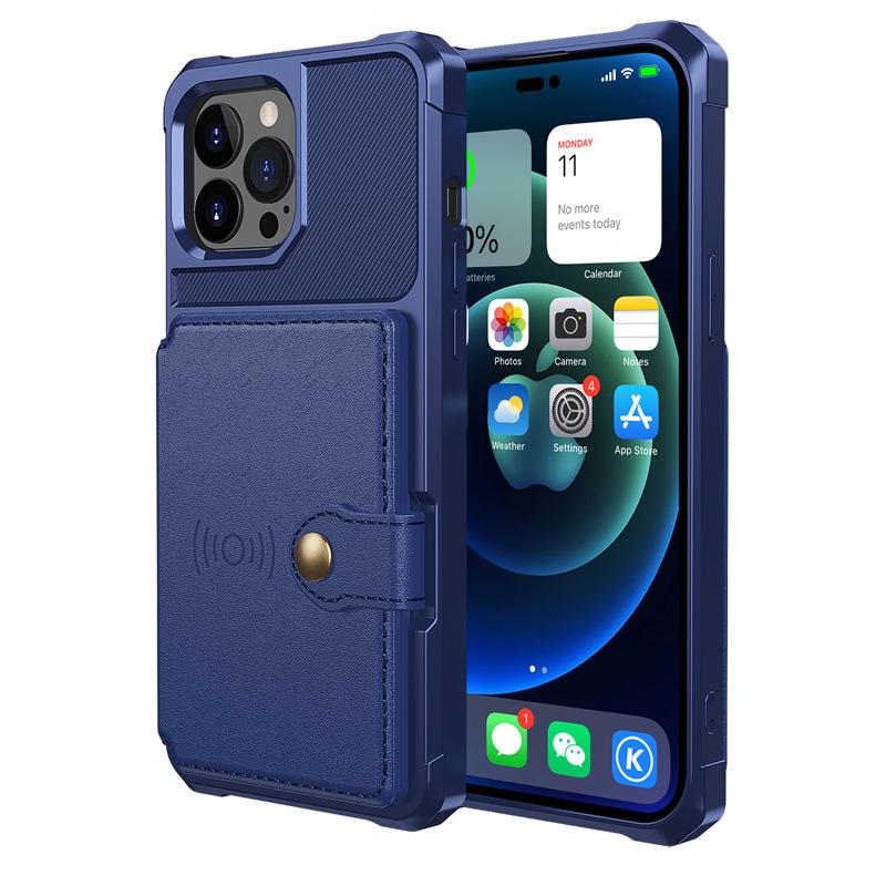 iPhone 17 Pro/16 Pro Max Magnetic Car Card Holder Anti-drop Case