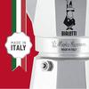Cafetière Italienne - Bialetti - Moka Express - Aluminium - Argent - 6 Tasses