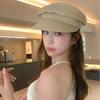 New Summer Casual Sun Protection Bere Baseball Cap Korean Version Straw Woven Wrinkled Newspaper Baby Hat Women's Star Anise Hat Trend