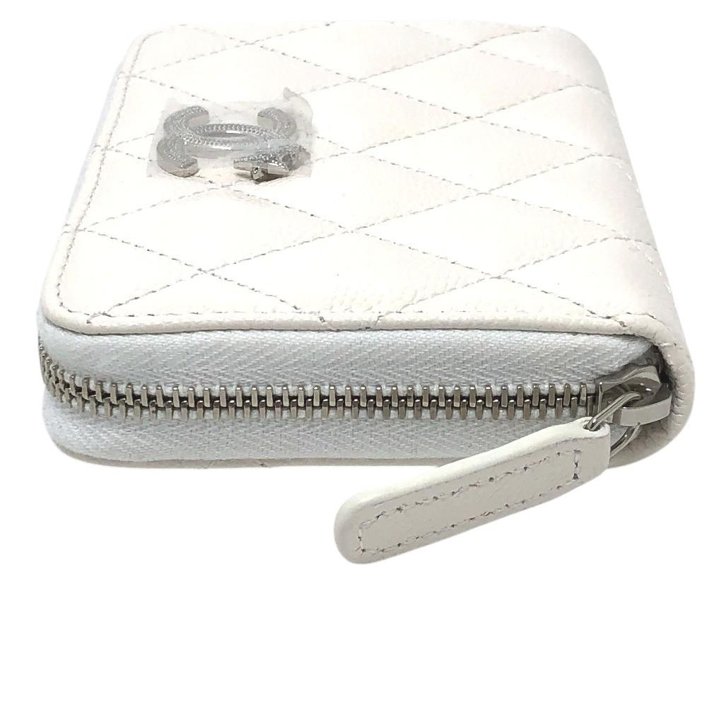 CHANEL AP3728 Star CC Mark Round coin purse Compact wallet  Unused