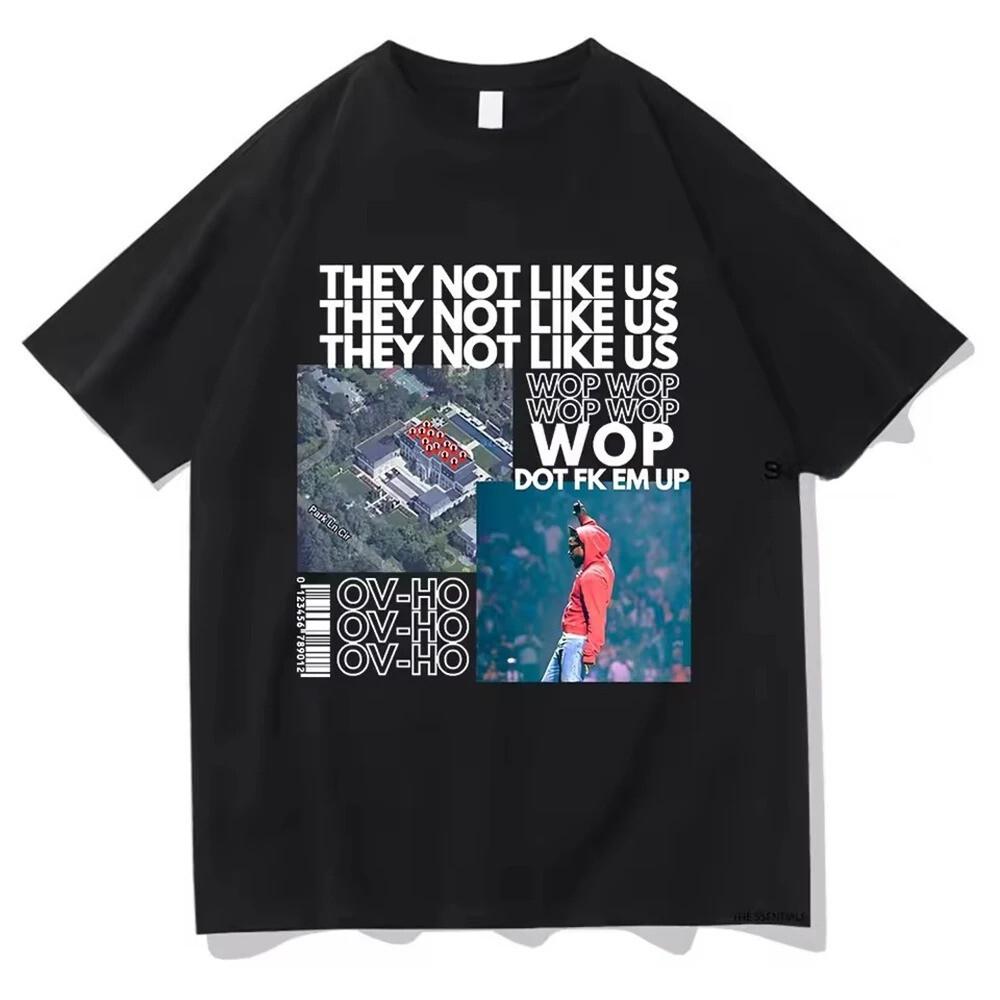 THEY NOT LIKE US Kendrick Lamar California Rap TShirt M3XL Unisex T-Shirt XXXL