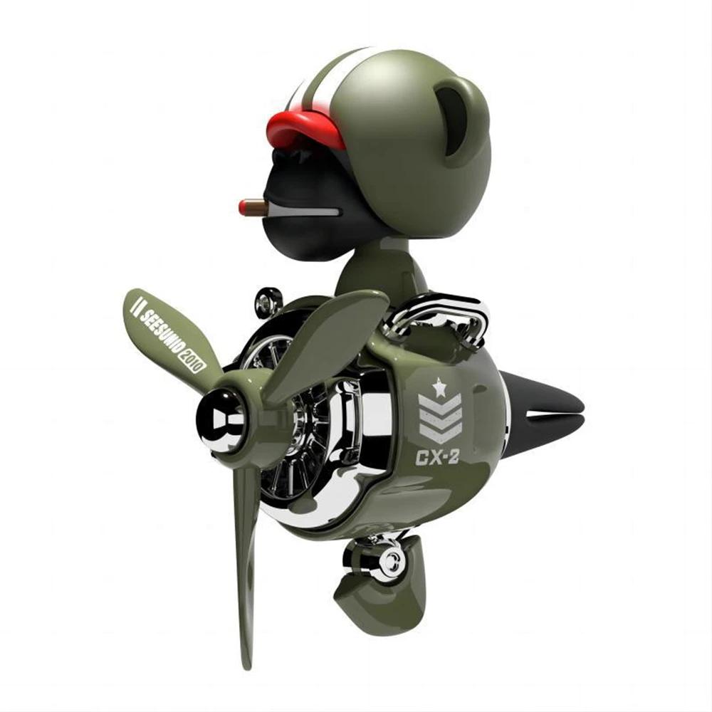 

Качающаяся голова вертолет автомобильный зажим для воздуховода череп кукла скелет автомобильный пропеллер пилот внутреннее украшение автомобиля аксессуары новинка зелёный