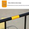 Portable Yellow and Black Iron Horse Road Barrier
