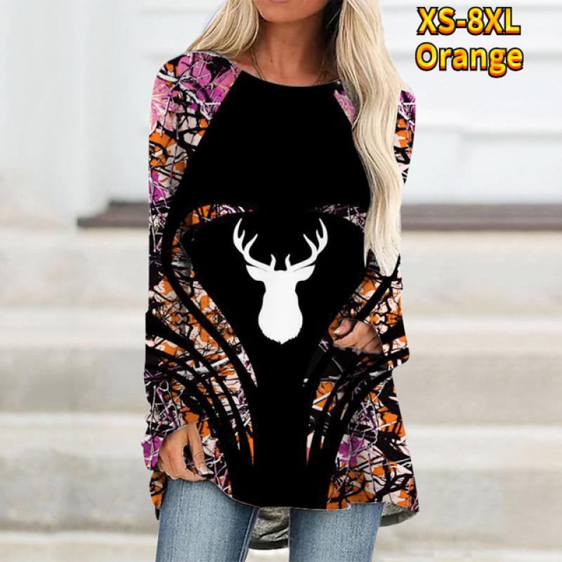 Классический изысканный женский повседневный свободный топ с круглым вырезом и длинным — фото 19