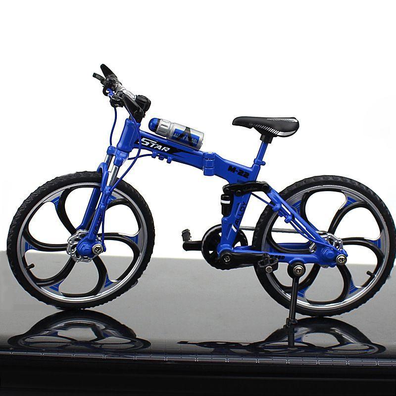 Exquisite Alloy Simulation Bicycle Model Ornaments Mini Bike Collectible Gift