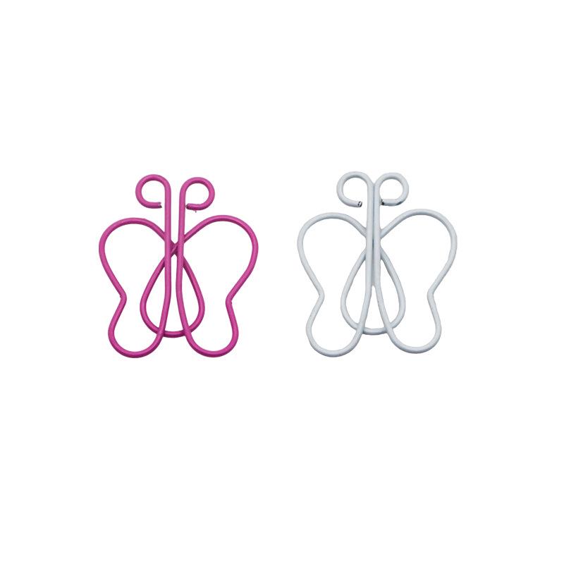 Creative Butterfly Paper Clips - Decorative Stationery Gift, Large Capacity