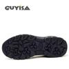 GUYISA Men's Breathable Safety Work Shoes