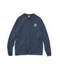 Peullukeu Urban Archive Embroidered Long Sleeve T-Shirt Navy Flt717