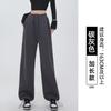 Lamb Wool Sweatpants Women's Autumn and Winter Extra Thick Thermal Cotton Pants Wear Casual Wide-leg Fleece Thickened Sweatpants