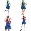 Affascinante Gonna Costume da Lavoratore Luigi di Super Mario Bros per Feste di Halloween
