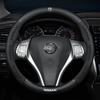 Nappaleder Auto Lenkradbezug Qashqai Juke XTrail Patrol Note Leaf Altima Murano Rogue Pulsar Sentra Teana Tiida