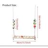 Chicken Ladder Wood Stand Chicken Toy Swing Toys for Chicks Rooster Hens