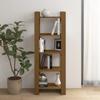 Day and Night - Day and Night Shelf/space Divider Honey Brown Wood 60x35x160 Cm