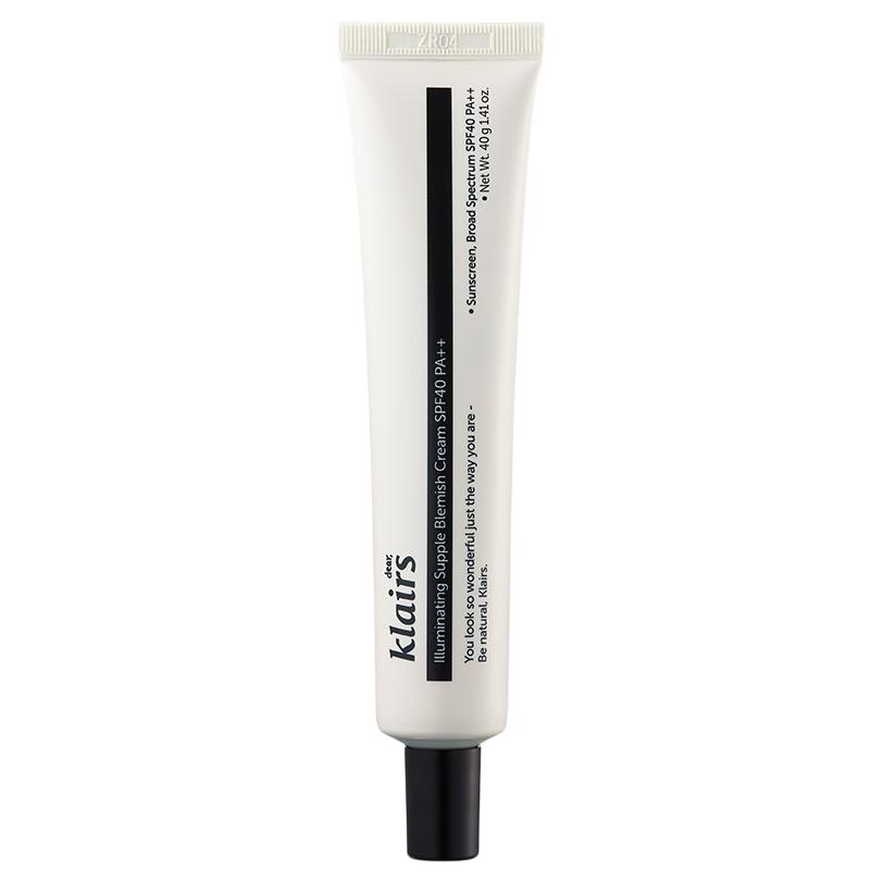 Klairs Illuminating Supple Blemish Cream SPF40 PA++ (40ml) – Natural Coverage BB Cream with UV Protection, Korean