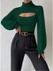 2023 European & American High Neck Sexy Knit Sweater for Women - New Design