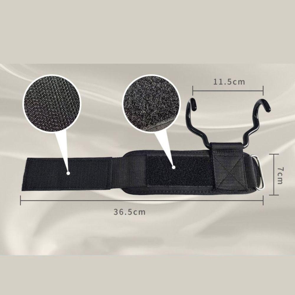 1 PC/Pair Non-Slip Weight Lifting Grip Hook Adjustable Steel Hook Grips Strap  Gym
