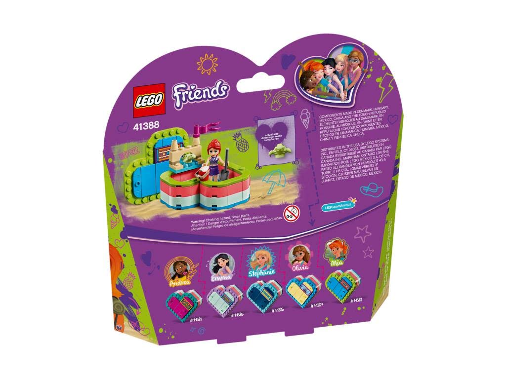 

LEGO Friends Heart Accessory Case Beach Vacation 41388 Block Toy Girl Mia s