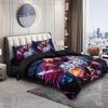 3pcs Kpop Girl Group Printed Coreless Duvet Set, Multi Size Bedroom Dormitory Holiday Bedding Decoration, Machine Washable