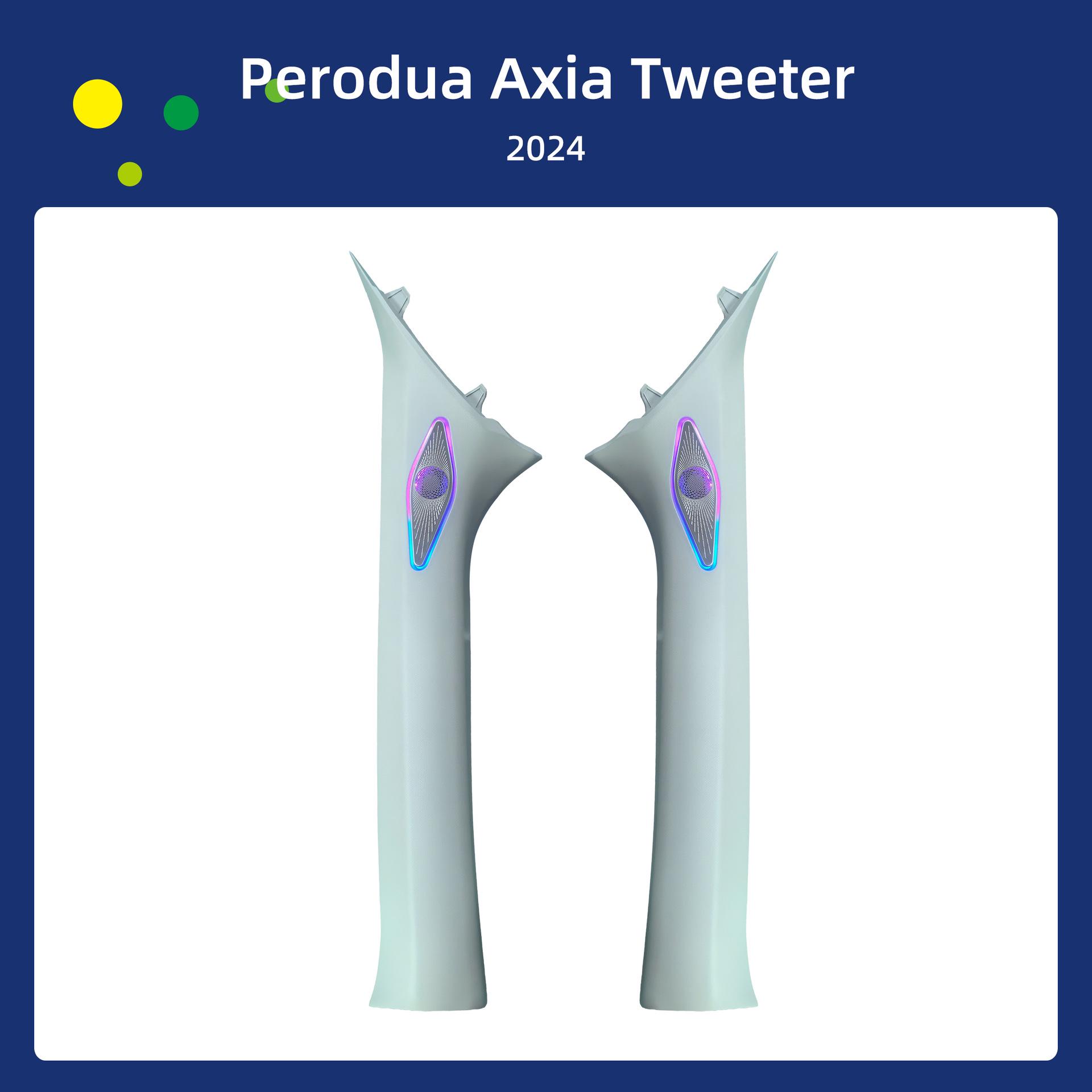 Perodua Axia 2024 Tweeters with Ambient Light