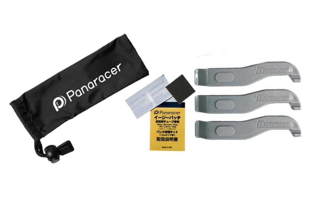 Panaracer Puncture Repair Kit with Tire Levers Patches and a Carrying Pouch (PTL-KIT) &