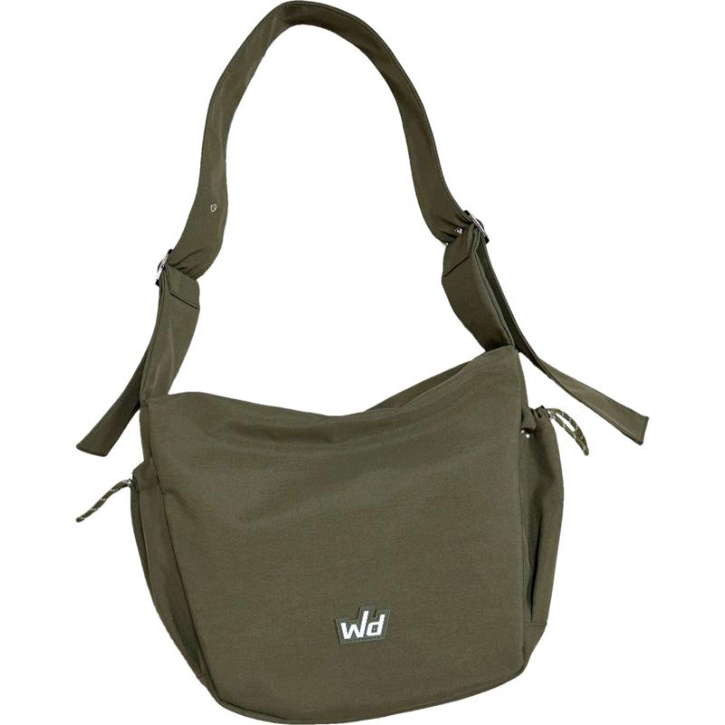 Customized Shoulder Bag Women's Large-capacity Leisure Travel Messenger Bag Lazy Trend with Outdoor Sports Simple Tote Bag