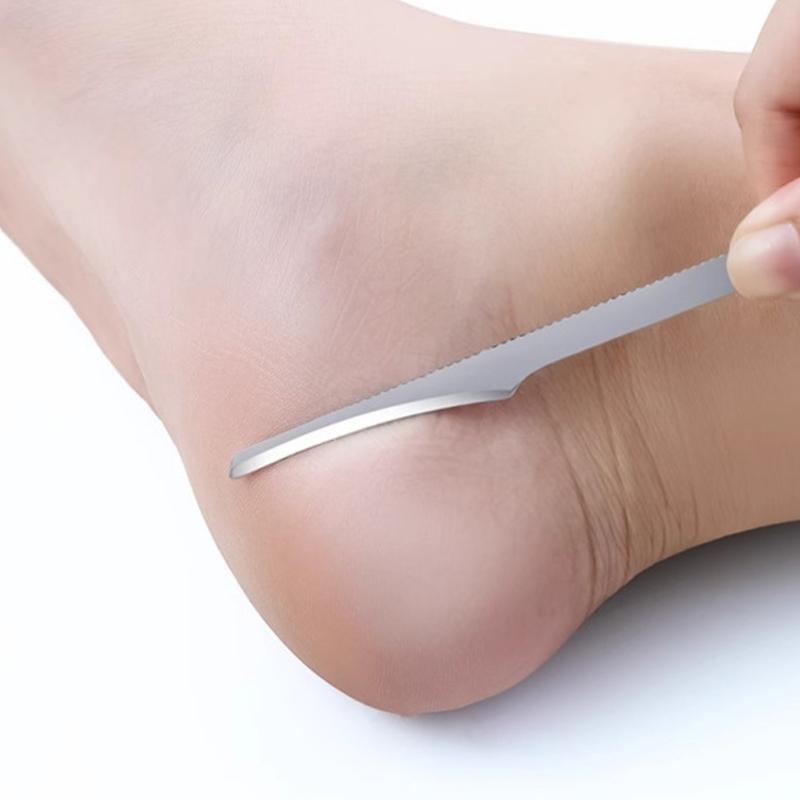 1 Pcs Stainless Steel Scraper Foot Dead Skin Remover Professional Pedicure Tools Callus Knife Scraping Multifunctional
