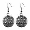 Drop & Dangle Earring Celtic Hexagram Kids' Jewelry MaterialsEarring Size 18x19mm QE006