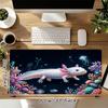 Axolotl Ocean Xl Gaming Mouse Pad Nonslip Rubber Base Stitched Edge Waterproof Desk Mat For Pc Laptop Gamer Office Computer Accessories C92728