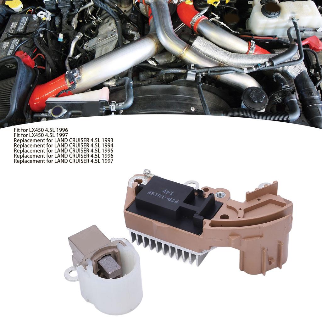 Alternator Voltage Regulator Brush Holder Kit 27700 11070 Replacement for LAND CRUISER 4.5L 1993‑1997