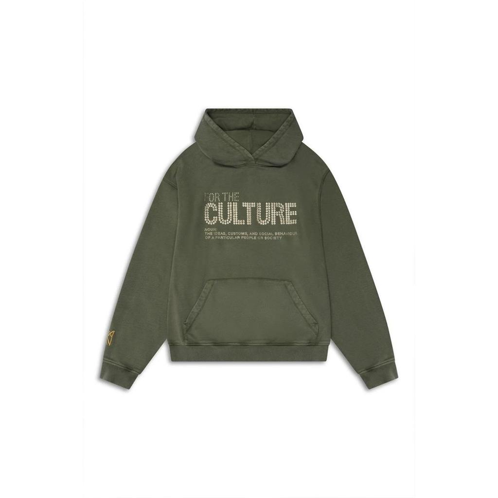 VibeStreet Retro American High Street Glitter Letter Sweatirt Autumn Loose Casual Hooded Outerwear