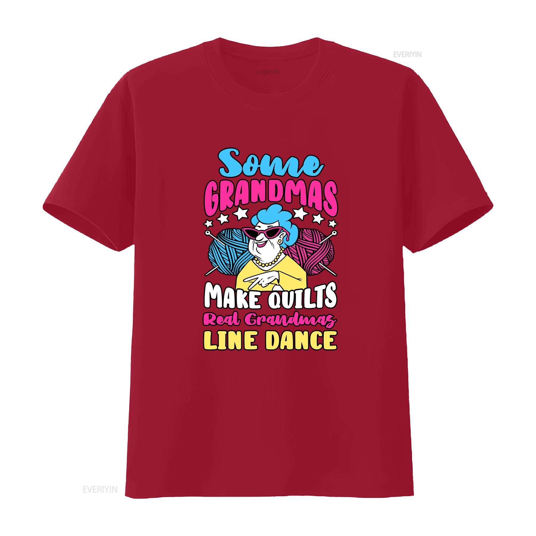 Some Grandmas Make Quilts Real Line Dance T Shirt For Grandmothers Lovers Cool Grandma Design Quilter Granny vintage Washed S