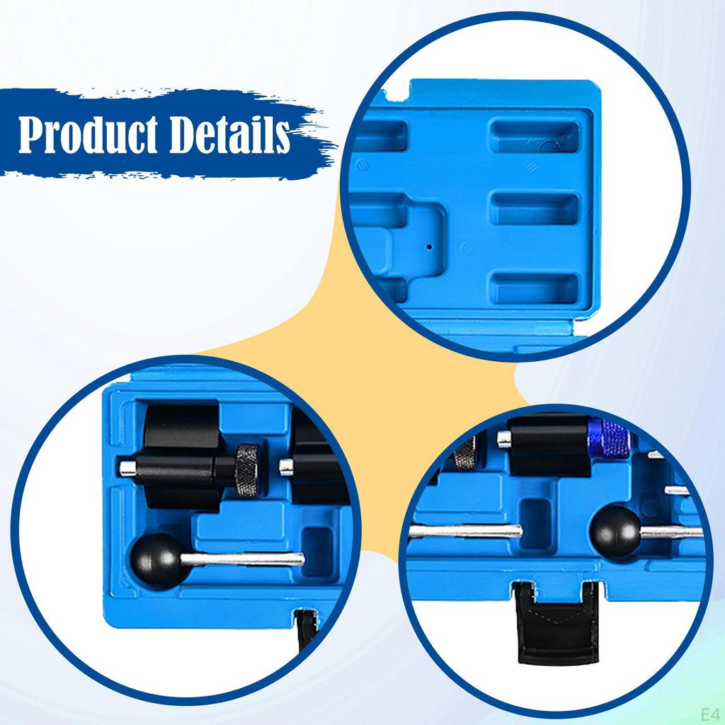 Camshaft Timing Locking Tool Kit Crank Locks Automotive Repair Accessory Belt Tensioner