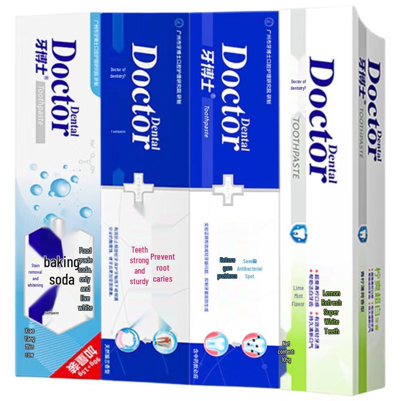 

Dr. Tooth Anti-Cavity & Whitening Toothpaste Set