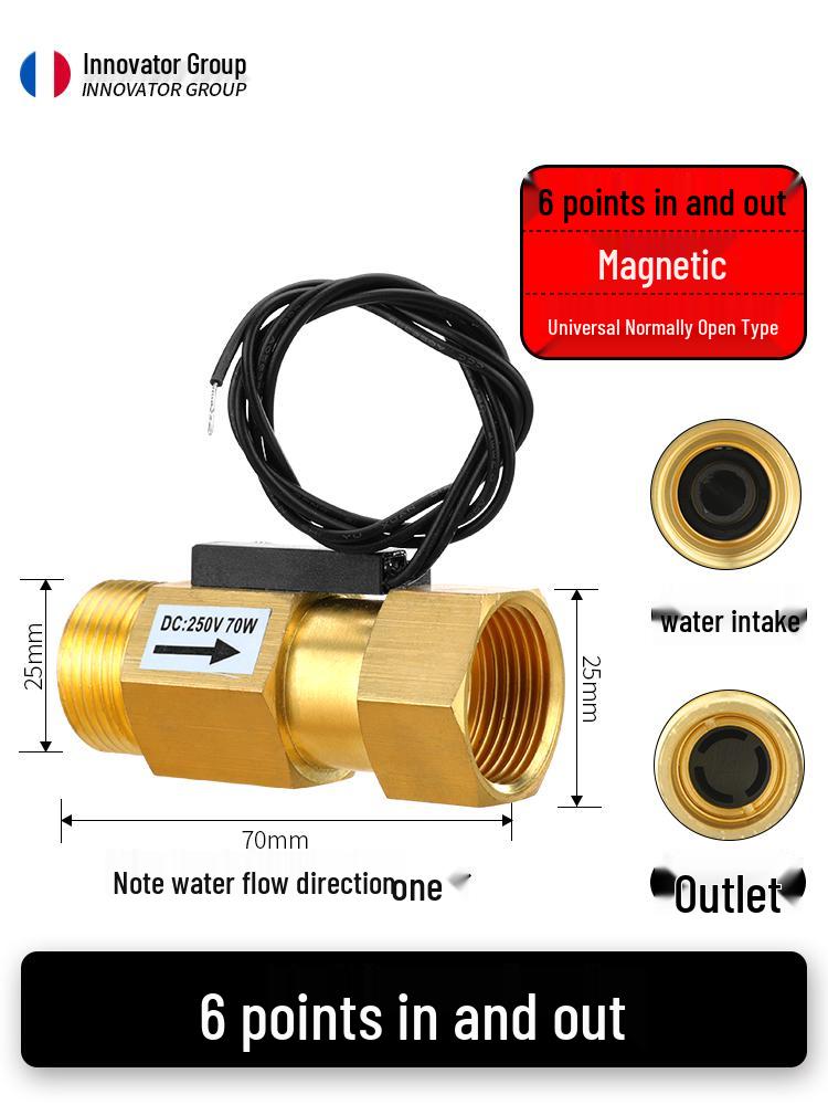 Ganzkupfer DN15/DN20 Magnetischer Wasser-Durchflusssensor Schalter