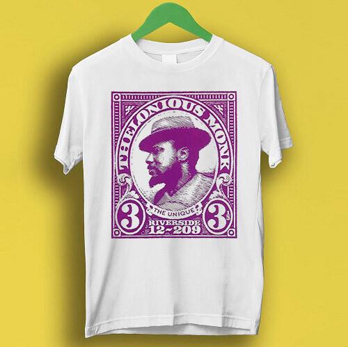 

Thelonious Monk Jazz Bop Music Retro Cool Top Gift Tee T Shirt P2998 4XL