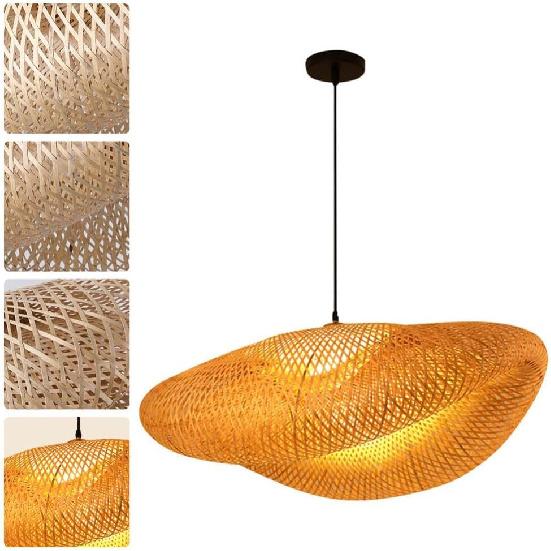 Creative Bamboo Chandelier Pendant Lamp E26/E27 Screw Hanging Lamps Bedside Chandelier/Ceiling Lighting Indoor Lighting Decorative Hanging Lamps