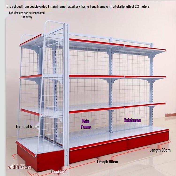 Multi-Layer Snack and Stationery Display Rack for Convenience Stores and Department Shops