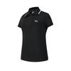 Golf Series Simple Fashion Sports Comfortable Short Sleeve Polo Shirt Women Tops Deep-Black A11W615105FBK