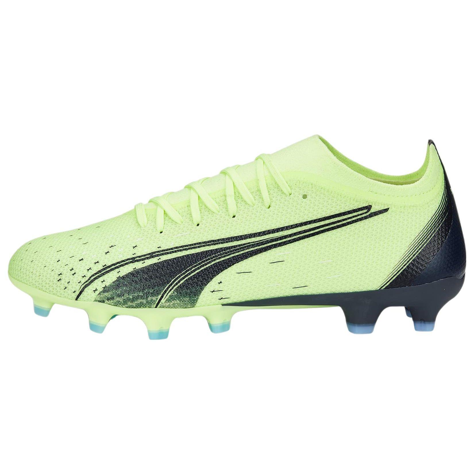 

Puma Ultra Match Круглый носок Шнуровка AG FG Искусственная трава Натуральная трава Футбольные бутсы Мужские футбольные бутсы Черный Зеленый 106900-01 40