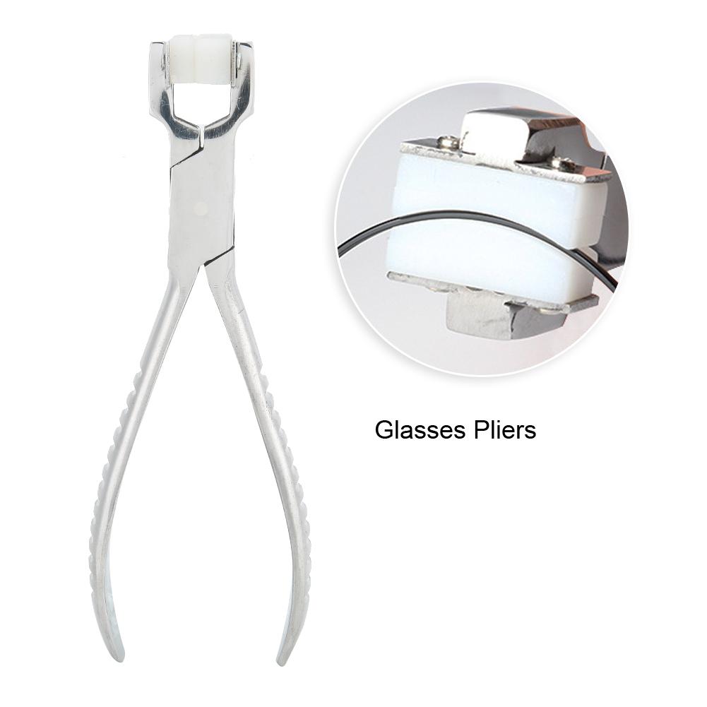 Stainless Steel Glasses Eyeglass Frame Adjustment Pliers Glasses Repair Tools Accessories
