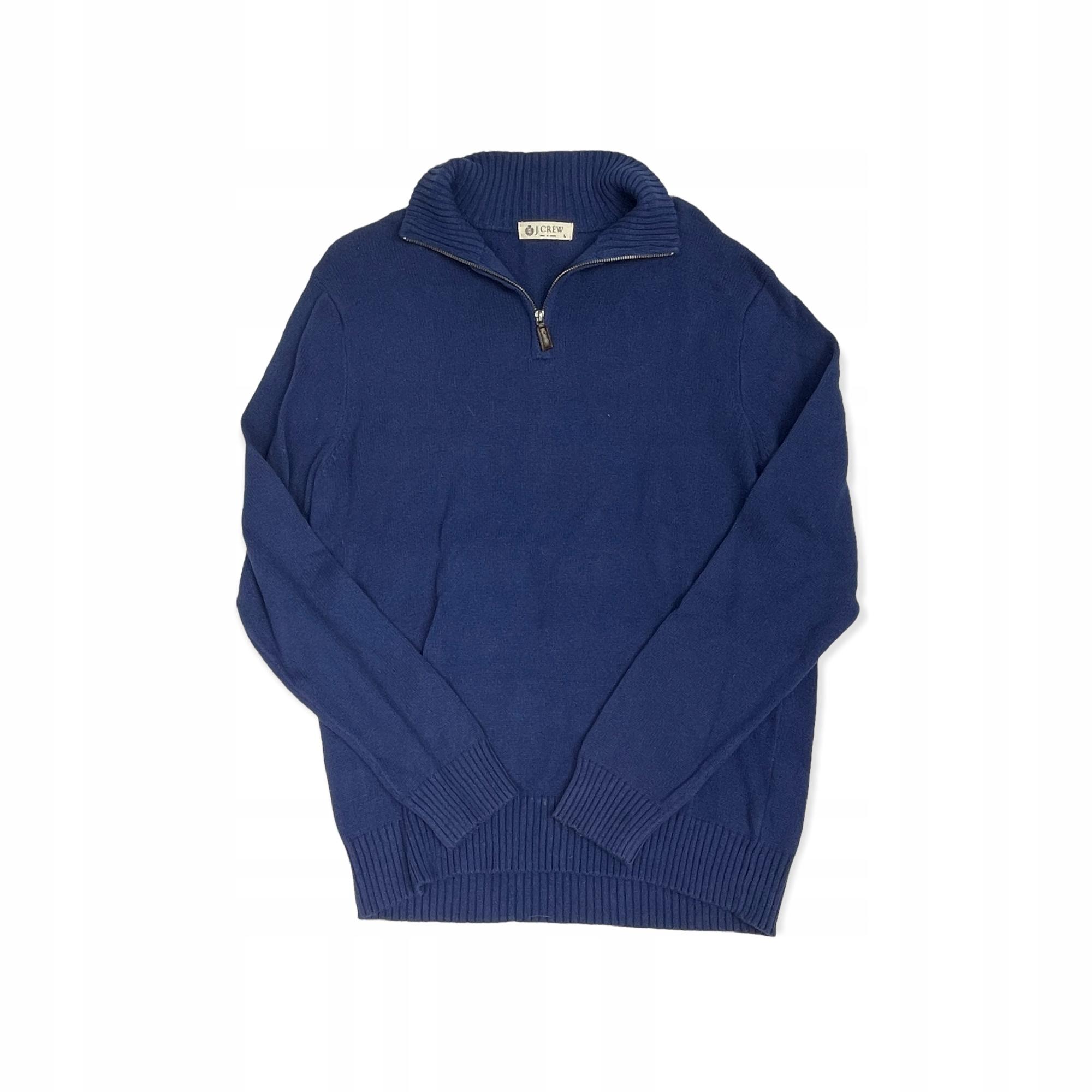 

Елегантний темно-синій чоловічий светр J. CREW L - б/в