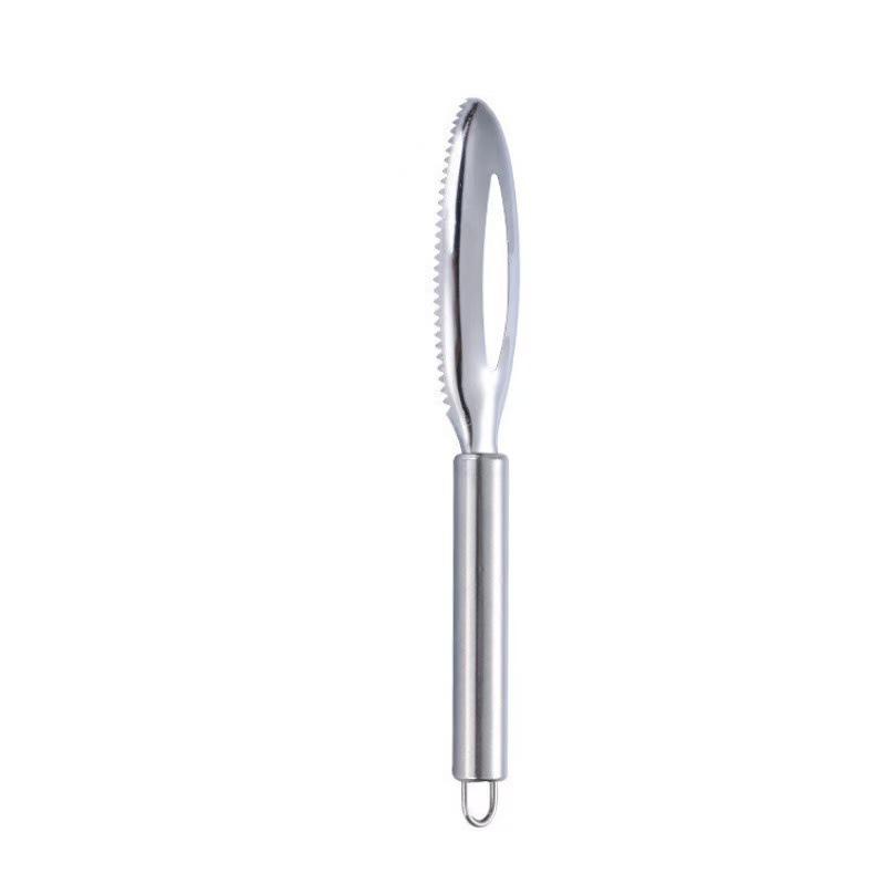 Multi-Functional Stainless Steel Fish Scale Remover and Scraper for Home Use