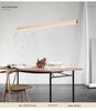 Solid Walnut Chandelier: Modern Chinese-Style Lamp for Living, Dining, or Tea Rooms
