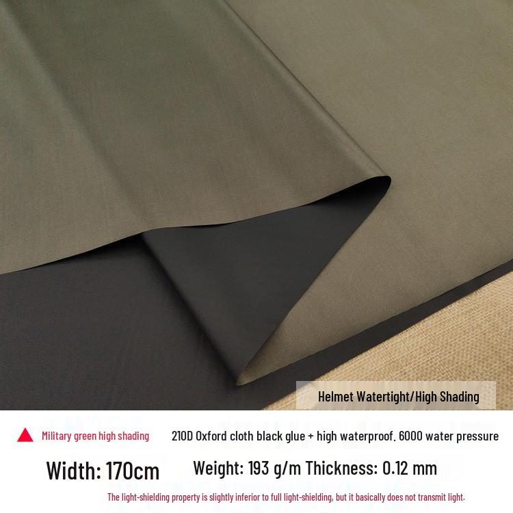 

Oxford Waterproof Black Glue Sunshade Fabric: Heat-Insulating, Rainproof Outdoor Canopy Tent Fabric