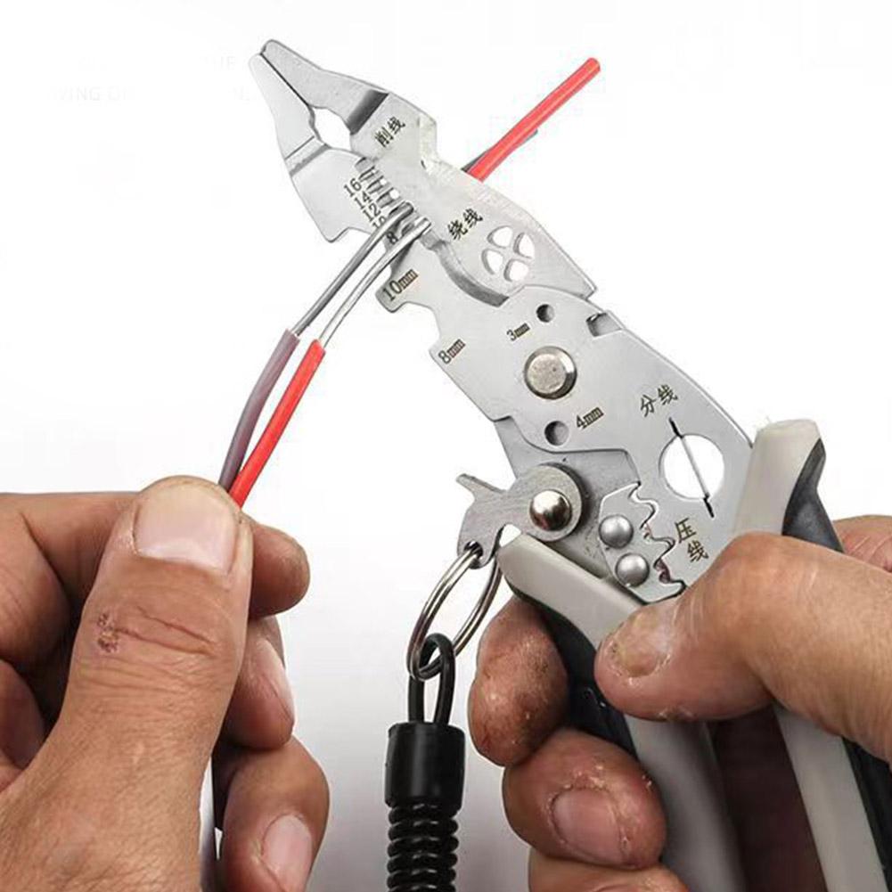 Multifunctional Wire Strippers Crimper Cable Cutter Hand Tool Automatic Model Stripper Wire Electrician Special Pliers