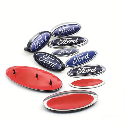 Car Logo Front Grille Badge Trunk Cover Sticker Decal Accessories For Fiesta ST Fusion Explorer Escape Shelby Edge Kuga MK6