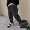 Boys' Pants Thickened One Piece Velvet Children's Fashionable Loose Jeans for Autumn and Winter Outwear