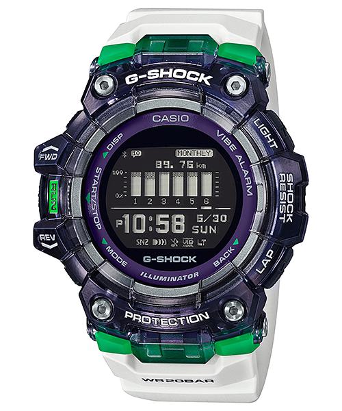 Casio G-SHOCK Men s Resin 200M Water Resistant Digital Shock Resistant Quartz Watch GBD-100SM-1A7 чёрный