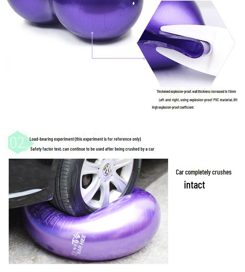 Thickened Explosion-Proof Peanut Sensory Yoga Ball for Children's Fitness and Training